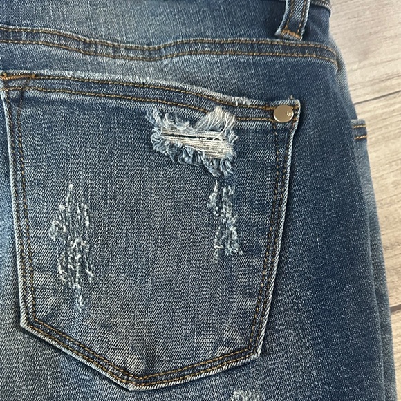 Judy Blue 13 Leopard Patch Distressed Skinny Jeans - Picture 6 of 6